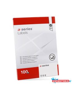 Etikett címke, 210x148mm, 100 lap, 2 címke/lap A-Series