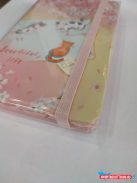 Cica mintájú vonalas notesz (9x14cm)