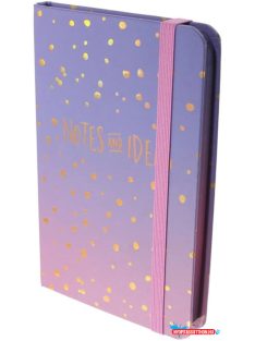 Notes and ideas aranyozott notesz - vonalas (A5)