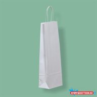 Sodrottfüles papír italtáska 140x80x390mm fehér