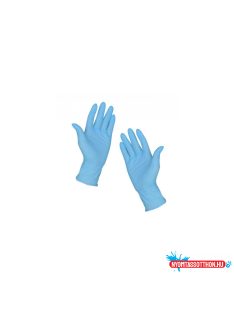   Gumikesztyû nitril púdermentes XS 100 db/doboz GMT Super Gloves kék