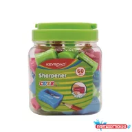Hegyezõ 1 lyukú 60 db/display Keyroad Cute vegyes színek