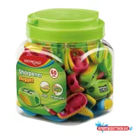   Hegyezõ 1 lyukú 60 db/display Keyroad Nugget vegyes színek