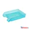 Irattálca mûanyag 550 extra széles 345x270x67mm, Bluering(R), áttetszõ kék