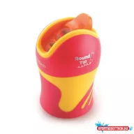   Hegyezõ 2 lyukú tartályos, fedeles, ceruzahegy gömbölyítõ 12 db/display Keyroad Colour Special vegyes színek