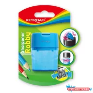   Hegyezõ 2 lyukú tartályos, fedeles, fém belsõvel Keyroad Robby vegyes színek