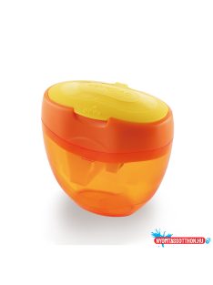   Hegyezõ 3 lyukú tartályos, fedeles 12 db/display Keyroad Tris vegyes színek