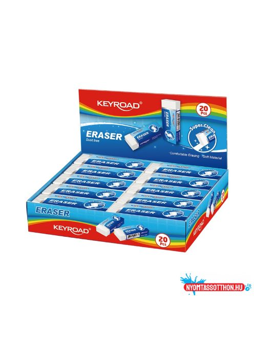 Radír, PVC 20 db/display Keyroad