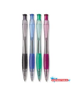   Golyóstoll nyomógombos eldobható 1,0mm, 60 db/doboz, írásszín piros