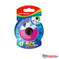 Radír, PVC mentes Keyroad Ufo Spinner vegyes színek
