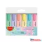 Szövegkiemelõ készlet vágott hegyû, lapos test 6 db/bliszter Keyroad FluoPastel pasztell színek