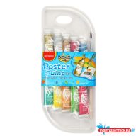   Tempera készlet 10 ml. 10 db/bliszter Keyroad fémes és neon színek