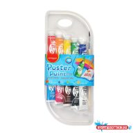   Tempera készlet 10 ml. 10 db/bliszter Keyroad vegyes színek