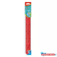 Vonalzó 30 cm, flexibilis Keyroad Flex Draw vegyes színek