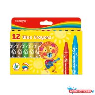   Zsírkréta készlet 14x100mm 12 db/bliszter Keyroad Wax Crayon vegyes színek