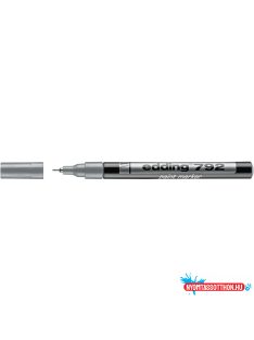 Lakkmarker 0,8mm, kerek Edding 792 ezüst