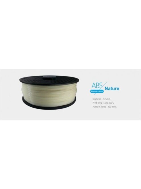 3D FILAMENT 1,75mm ABS Natural (1kg roll)