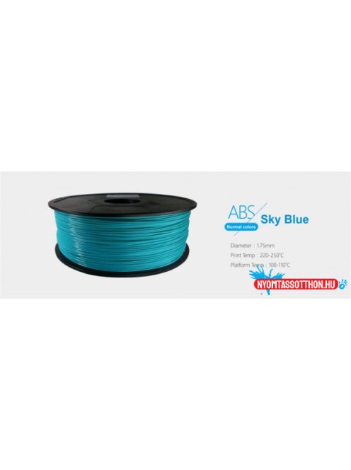 3D FILAMENT 1,75mm ABS Ég kék (1kg-os tekercs)