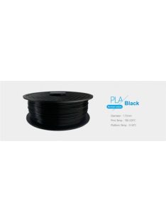 3D FILAMENT 1,75mm PLA Black / 1kg Roll /