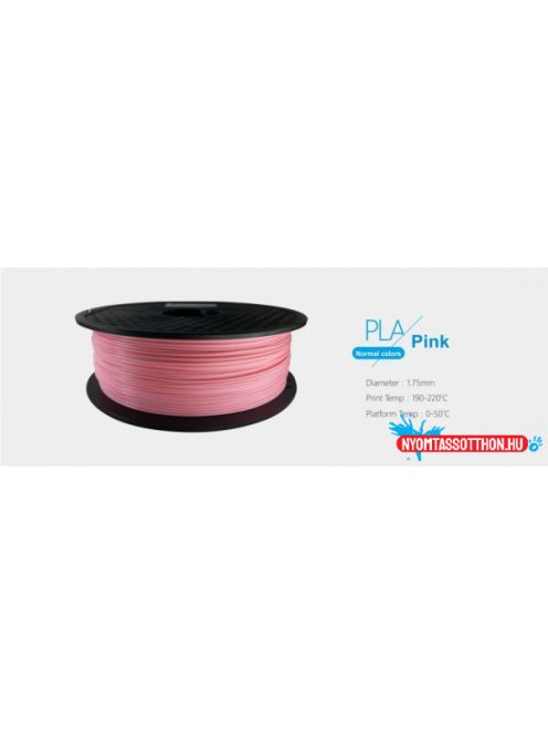 3D FILAMENT 1,75mm PLA Rózsaszín /1kg-os tekercs/