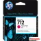 HP 3ED68A Patron Magenta 29ml No.712 (Eredeti)