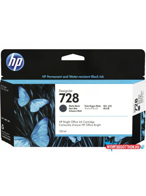 HP 3WX25A Tintapatron 130 ml kapacitás No.728