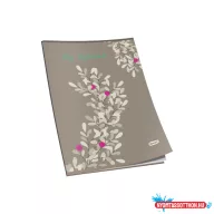 Füzet A4, 40lap, kockás 80g. papír, glitteres Connect