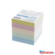 Kockatömb ragasztott, 9x9x9cm, Fornax pasztell