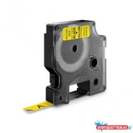 DYMO D1 9mm x 7m sárga-fekete 40918 (utángyártott)