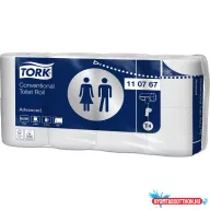   Toalettpapír 2 rétegû kistekercses 250 lap/tekercs 10 tekercs/csomag 7 csomag/karton Universal T4 Tork_110794 fehér