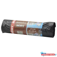 Szemeteszsák 110 liter 60 x 100 cm 10 db/tekercs fekete