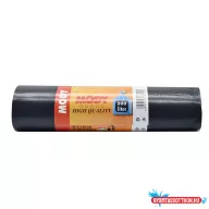   Szemeteszsák 200 liter 95 x 120 cm 10 db/tekercs Extra fekete
