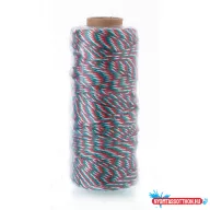 Aktakötözõ zsineg nemzeti színû PP 50g. Bluering(R)