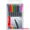 Alkoholos marker készlet 0,7mm, STABILO OHPen F, 8 különféle  szín