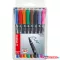 Alkoholos marker készlet 1mm, STABILO OHPen M, 8 különféle  szín