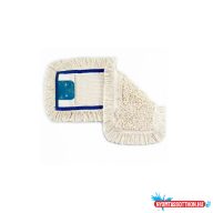   Felmosó mop pamut 40 cm mûanyag füles 2 lyukú és zsebes fehér NZE046WP