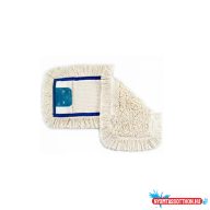   Felmosó mop pamut 50 cm mûanyag füles 2 lyukú és zsebes fehér NZE047WP