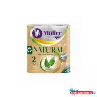   Háztartási papírtörlõ 2 rétegû 2 tekercs/csomag Natural fehérített