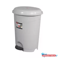 Szemetes kuka pedálos mûanyag 50 literes szürke UP130