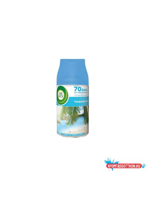 Légfrissítõ spray utántöltõ 250 ml AirWick Freshmatic Türkiz Oázis