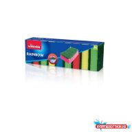 Mosogató szivacs 9 db/csomag Vileda Rainbow_F25090