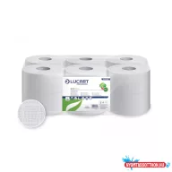   Toalettpapír 2 rétegû közületi átmérõ 19 cm fehér 12 tekercs/karton 19 J  EcoLucart_812200