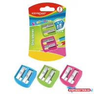   Hegyezõ 2 lyukú 2 db/bliszter Keyroad Easy-sharp vegyes színek