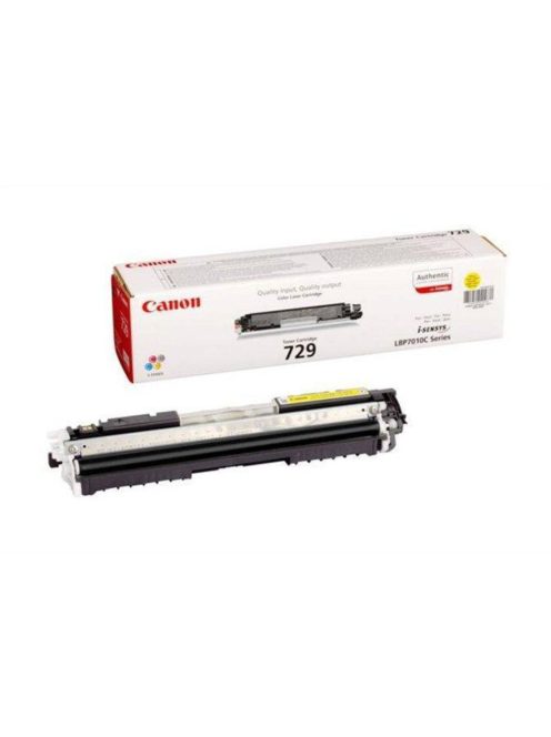 Canon CRG729 Toner Yellow 1.000 oldal 7010