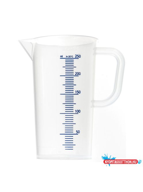 Mérőedény műanyag mércés 250 ml