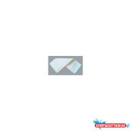   Mophuzat mikroszálas 40 cm szalagfüles és zsebes fehér zöld csíkkal_MY042WP