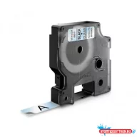 DYMO D1 12mm x 7 m átlátszó-fekete 45010 (utángyártott)