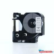   Utángyártott DYMO D1 12mm x 7 m fehér-fekete D45013 12mm x7m IK