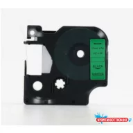  Utángyártott DYMO D1 45019 12mm x 7 m zöld-fekete S0720590