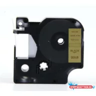Utángyártott DYMO D1 45023 12mm x 7 m arany-fekete